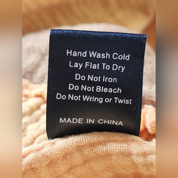 POL Golden yellow cotton mini dress, button down, frayed hem, oversized, M - Picture 6 of 7